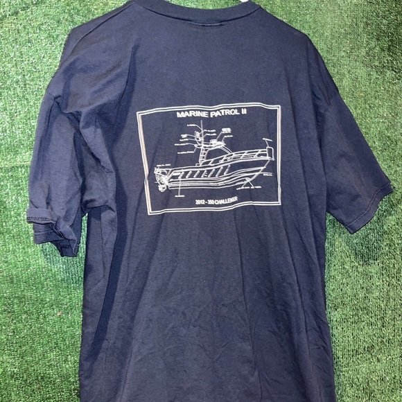 Vintage Other - vintage Y2K Marine Patrol II Semper Vigilans T-Shirt XXL Lifewear tag Ohio Lakes